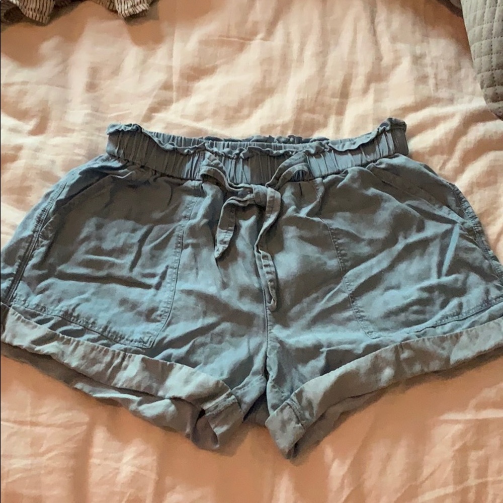 Aerie Flowy Jean Shorts